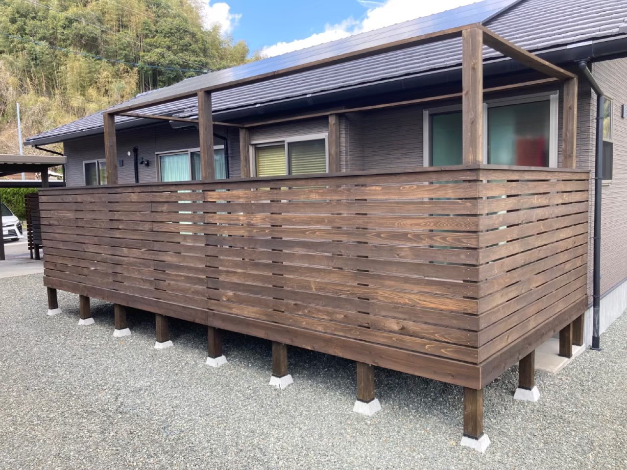 [ウッドデッキで変わる生活の楽しさ]